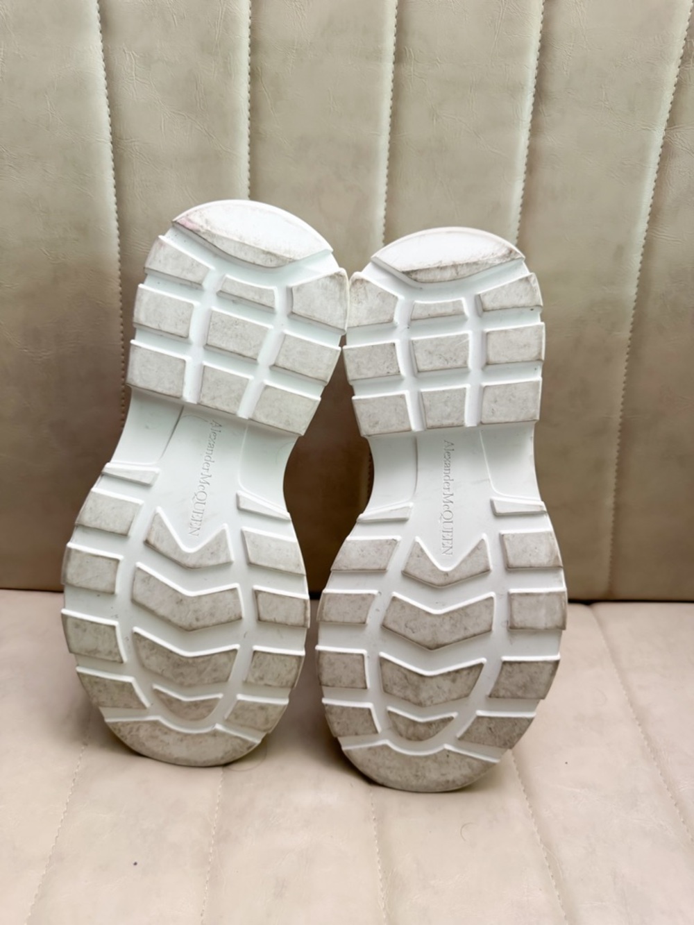 Alexander McQueen Tread Slick Sneakers in baby pink Size 40 (10US Women) - Picture 3 of 3